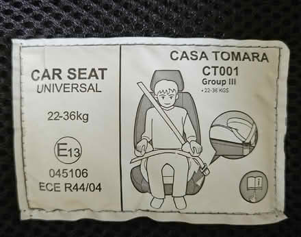 Photo of free Car booster seat (Newington EH16) #2