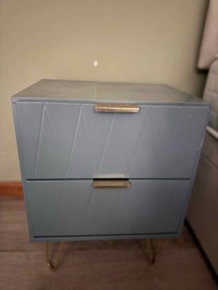 Photo of free Blue bedside table (Oswestry SY11) #1