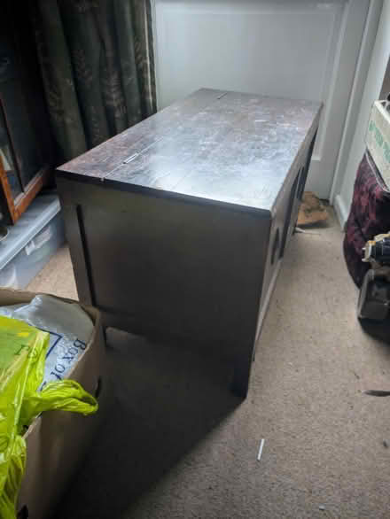 Photo of free blanket-box, dark wood (Penkridge ST19) #1