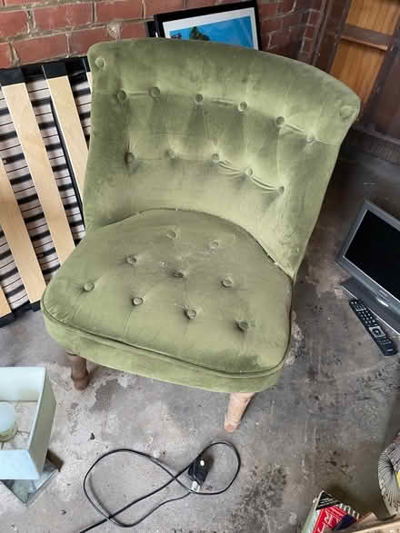 Photo of free Upholstered chair (New Malden SW20) #1