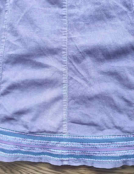 Photo of free Boden Size 10 Purple Corduroy Skirt (TN27) #4