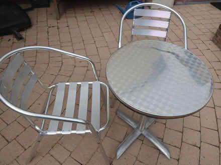 Photo of free Bistro chairs and table (Codsall WV8) #1