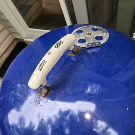 Photo of free Weber 22" charcoal grill - blue (Columbia, Md) #2