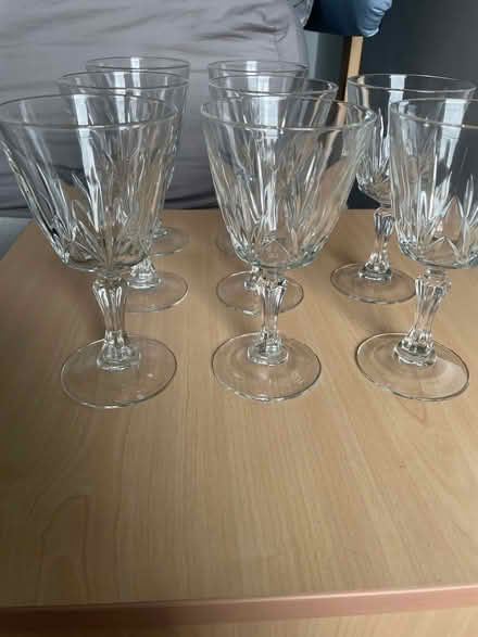 Photo of free 8 large wine glasses (Timperley WA15) #1