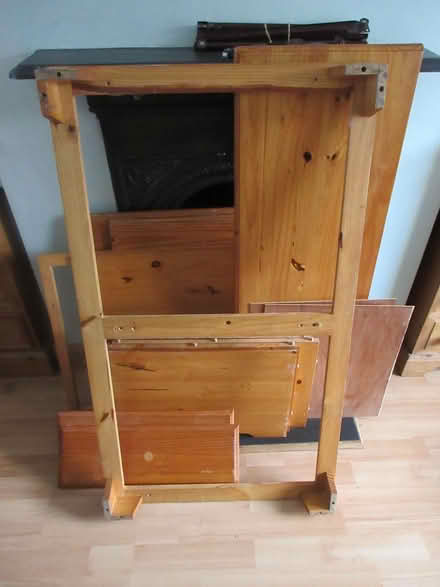 Photo of free Wood, varnished pine bits (Dublin 12) #1
