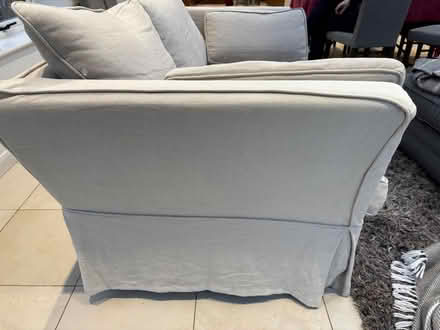 Photo of free 2 seater feather couch (Harpenden) #1