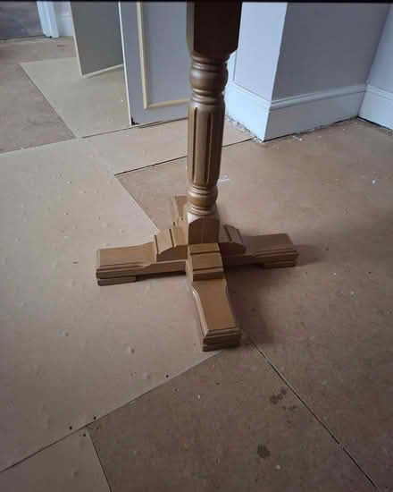 Photo of free 6 solid wood tables 70cm x 70cm (Paignton TQ4) #2
