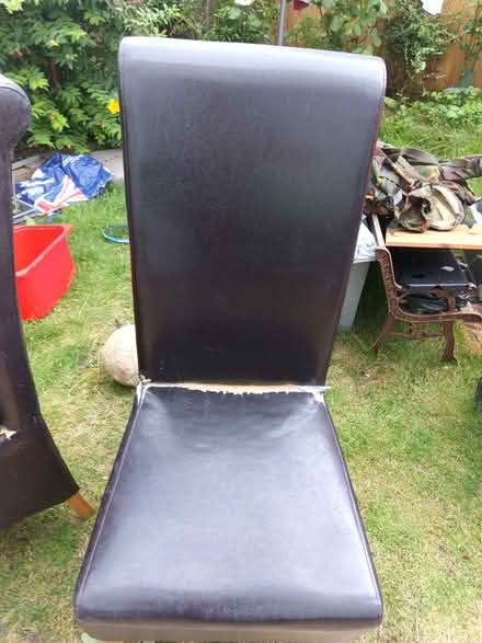 Photo of free Three Oak dining chairs (Kings Hill ME19) #1