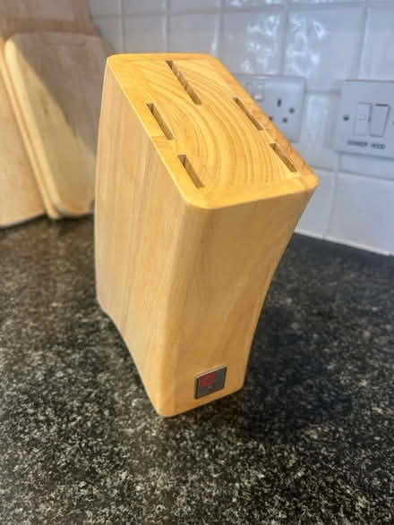 Photo of free Wooden knife block (Sittingbourne ME10) #1