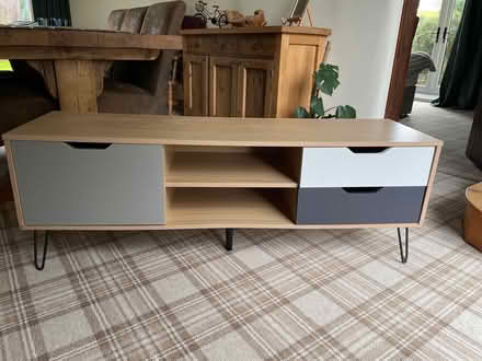 Photo of free Tv bench - needs a leg fixed (Hutton CA11) #1