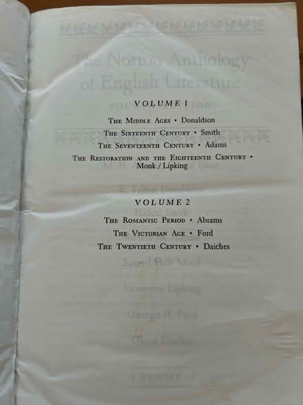 Photo of free Norton Guides to English Lit (Tuckton. BH6) #3