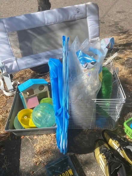 Photo of free Hamster cage and toys (South Berkeley, CA) #1