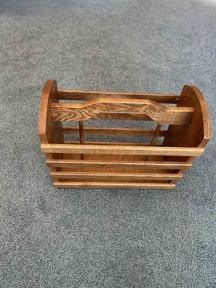 Photo of free Solid oak magazine racks (Cupertino) #2
