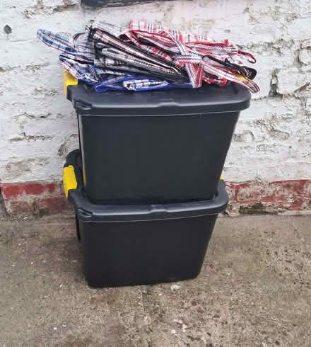 Photo of free 2 indoor/outdoor storage boxes and jumbo bags (Old Swan L13) #1