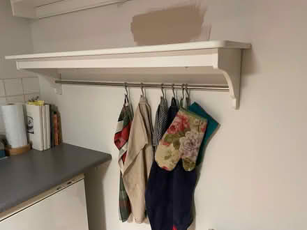 Photo of free Floating shelf with hooks (Gloucester Road SW7) #2