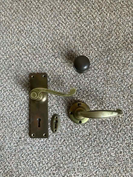Photo of free brass door knobs and handles (Fletching TN22) #1