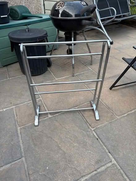 Photo of free Chrome towel rail (Dunton green) #1