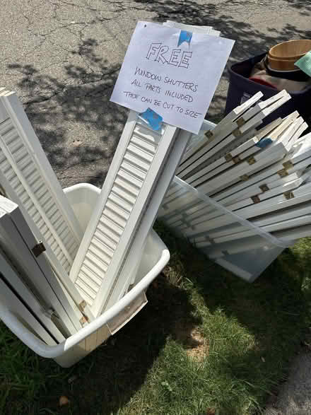 Photo of free Window shutters (Watertown near old high school) #1
