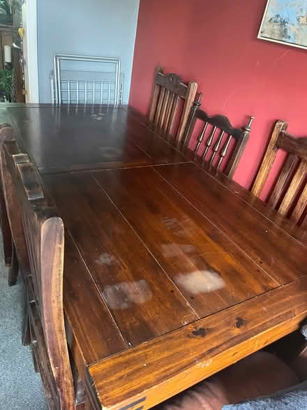 Photo of free Dining room table and chairs (Cheltenham) #2
