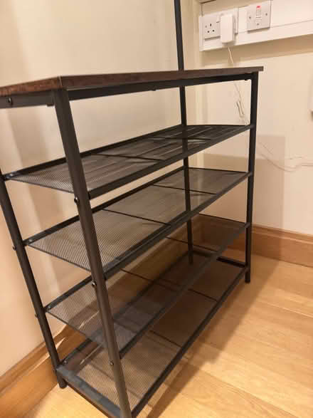 Photo of free Shoe rack with coat hangers (Millbank SW1P) #2