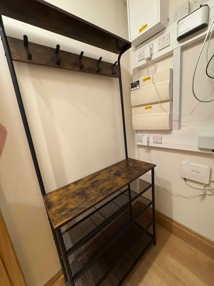 Photo of free Shoe rack with coat hangers (Millbank SW1P) #1
