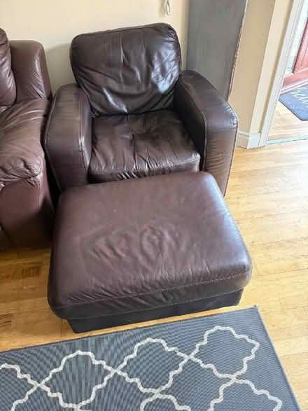 Photo of free Couch, Chair and Footstool (PICKUP) (BT10) #2