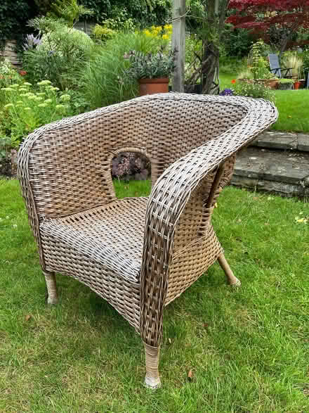 Photo of free Two wicker garden chairs (Sanderstead CR2) #1