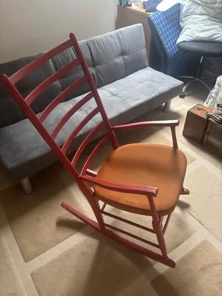 Photo of free Wooden rocking /nursing chair (Harston CB22) #1