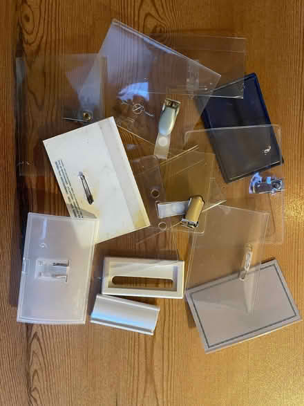 Photo of free Assorted blank name badges (Northaw EN6) #1