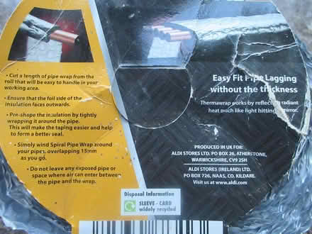 Photo of free Pipe wrap insulation (Dublin 12) #3