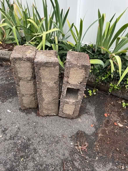 Photo of free 3 cinder blocks (Bloomfield) #1