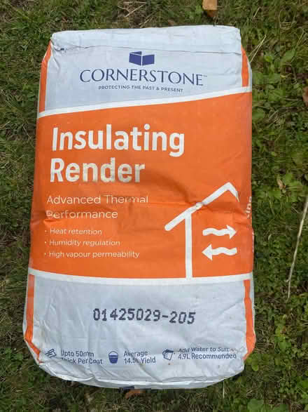 Photo of free Insulated lime plaster (Kingscote GL8) #1