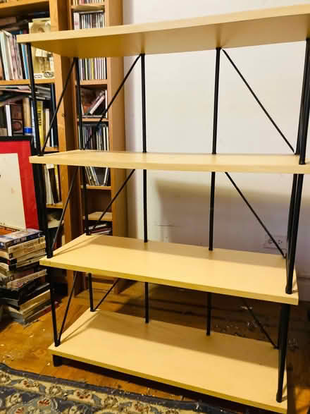 Photo of free 4-ft high stylish shelves (Washington Hts 10033) #2