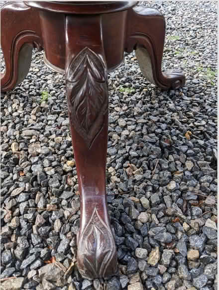 Photo of free Small Victorian mahogany circular (Ffald Farm CF71) #3