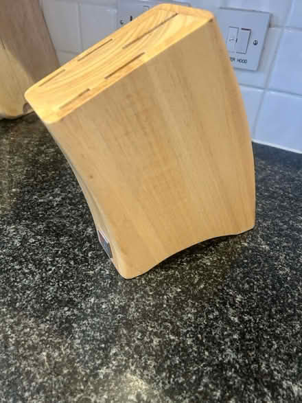 Photo of free Wooden knife block (Sittingbourne ME10) #2