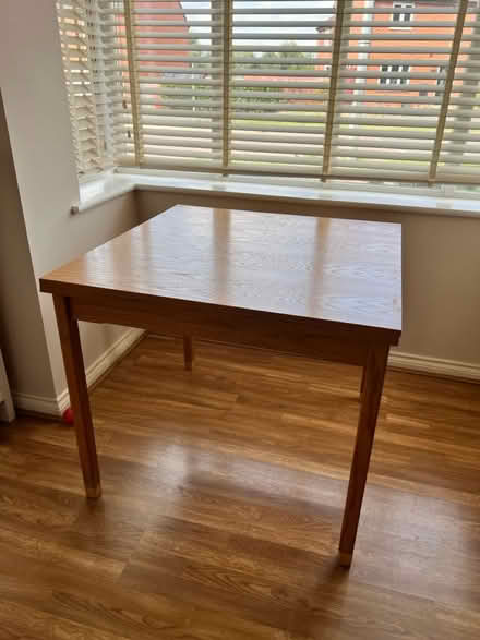 Photo of free Wooden dining table (Gunthorpe) #1