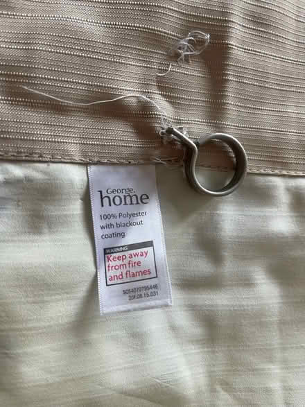 Photo of free Single cream long curtain (Chingford Mount, E4) #3