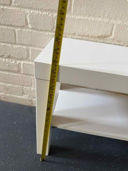 Photo of free IKEA White Side Table (OX20) #4