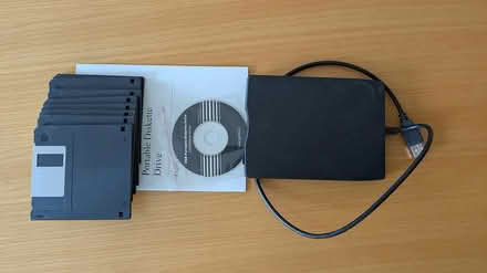 Photo of free 7 diskettes and drive (Brinklow CV23) #1