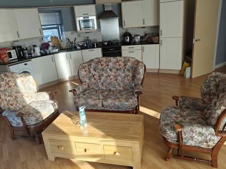 Photo of free 4 seater sofa and coffee Table (Rotary way CO3) #1