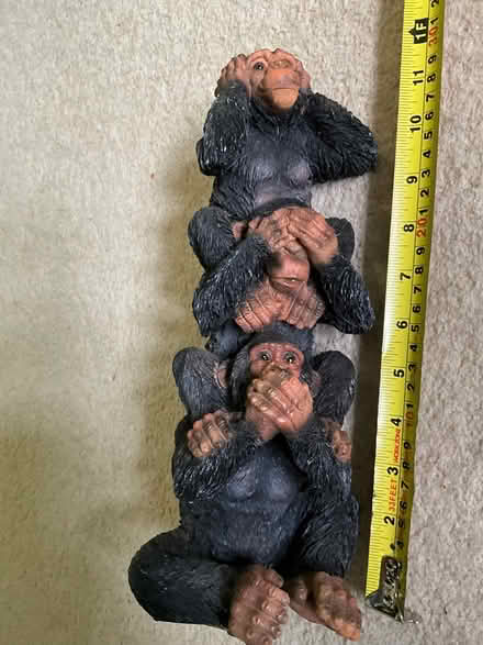Photo of free Resin child’s wall hangings, monkeys and picture frame (Hertford SG14) #2