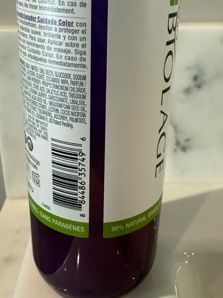 Photo of free Biolage color care shampoo (95070) #2