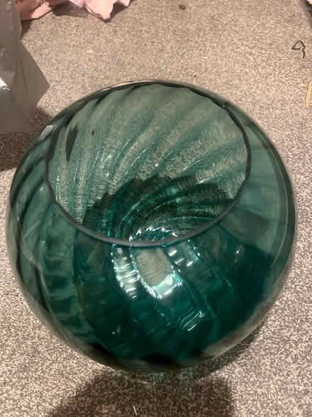 Photo of free Pair of turquoise light/lamp shades. (Borrowash DE21) #1