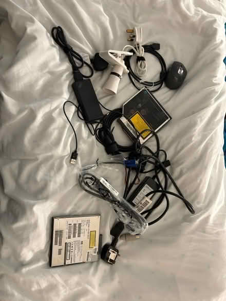Photo of free Bag of computer parts and adapters (Stockethill Crezcent AB16) #1