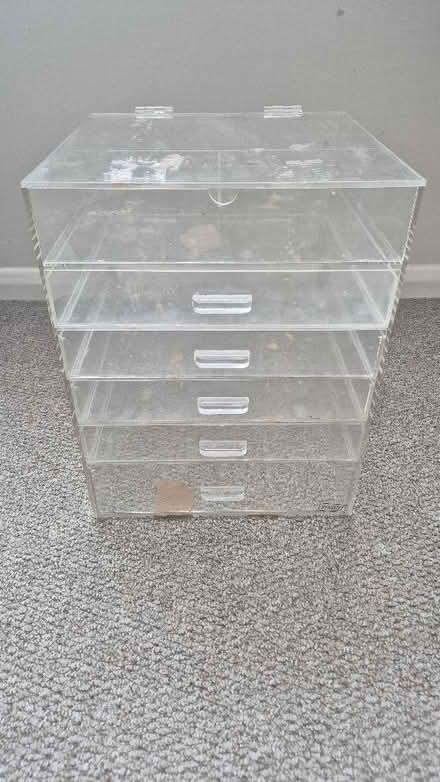 Photo of free Large 6 tier drawer acrylic cosmetics organiser. (Figge's Marsh CR4) #3