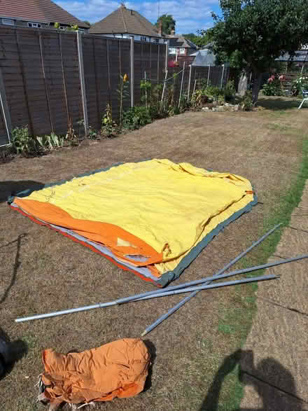 Photo of free Orange canvas tent, 1970s (GL51) #2