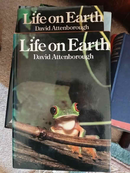 Photo of free 2 volumes of Life on Earth by David Attenborough (Pannal HG3) #1