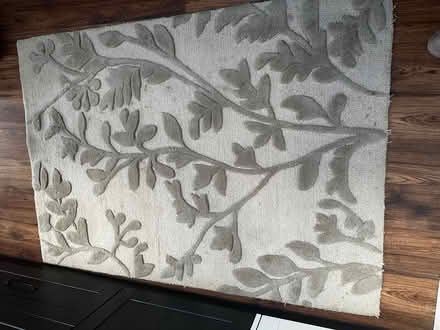 Photo of free Beige wool floral rug (Kingston, KT2) #1
