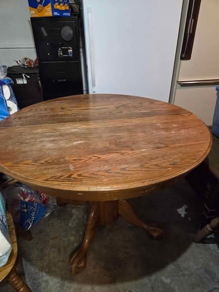 Photo of free Solid wood round table (Spanaway) #2