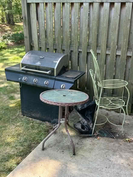 Photo of free Patio furniture and grill (Mashpee) #2